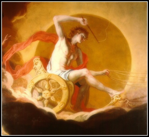 "Helios on His Chariot" (Detail) by Hans Adam Weissenkircher (Laufen, Germany 1646-1695 Graz, Austria).