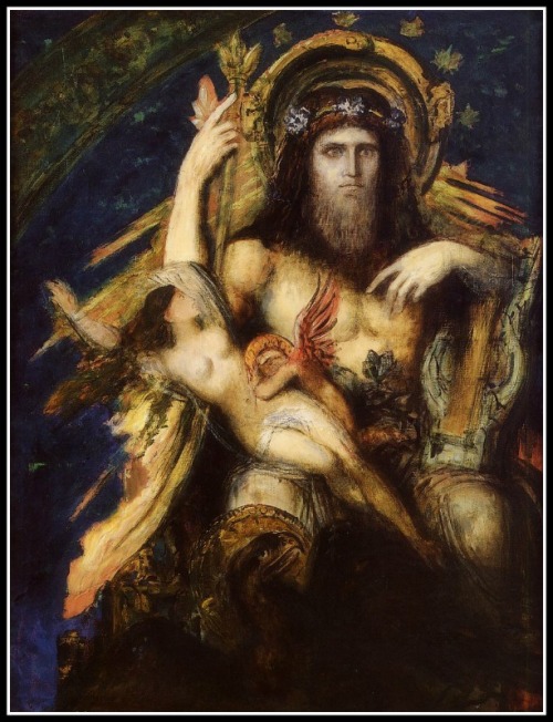 Jupiter and Semele by Gustave Moreau (1895).