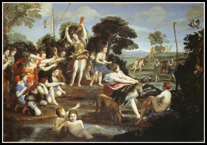  “Diana and her Nymphs” by Domenichino (1617)