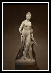 Artemis/Diana by Jean-Antoine Houdon (18th century)